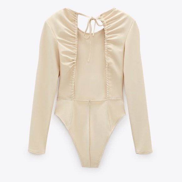 ZARA BNWT Neoprene Effect Bodysuit - Picture 6 of 6